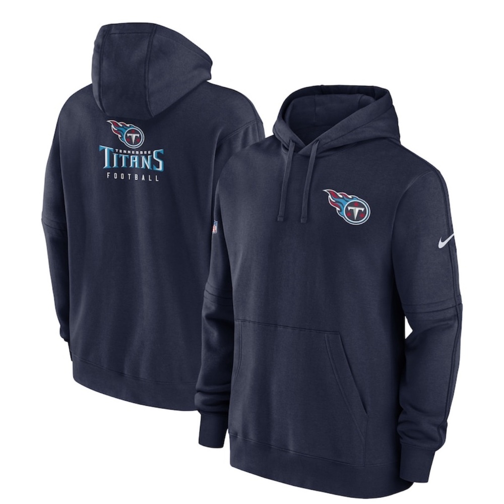 NFL Titans Nike Hoodie- Navy Large